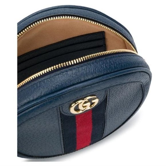 Gucci Ophidia GG Mini Supreme Backpack Bag in Blue NEW W DUSTBAG main image 3